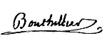 Signature de Charles-Léon de Bouthillier-Chavigny de Beaujeu