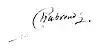 Signature de Jean-Baptiste-Charles Chabroud