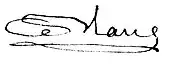signature de Charles-Christophe Leblanc