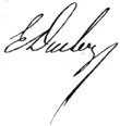 Signature de Eugène Duclerc