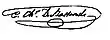 Signature de Charles François Marie Le Prévost de Basserode