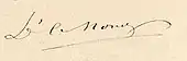 Signature de Charles Monot