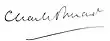 Signature de Charles Pomaret