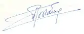 signature de Charles Rostaing
