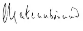 signature de François-René de Chateaubriand