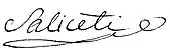signature de Christophe Saliceti
