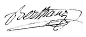 signature de Clément Louis Charles Berthot