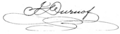 signature de Claude-Jules Duruof