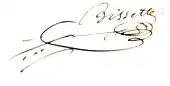 signature de Cyrille Bissette