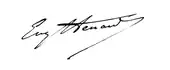 signature d'Eugène Hénard