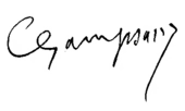 signature de Félicien Champsaur
