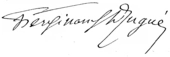 signature de Ferdinand Dugué