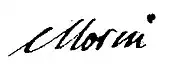 signature de François Antoine Morin