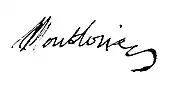 signature de François Dominique de Reynaud de Montlosier