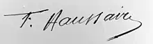 signature de François Haussaire