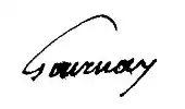 signature de François-René Gournay