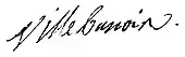 signature de François Villebanois