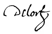 signature de Gabriel Delort de Puymalie