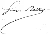 signature de Georges Baillet