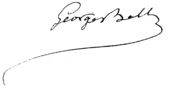 signature de Georges Bell