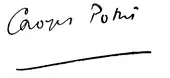 signature de Georges Potut