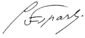 Signature de Georges d'Esparbès