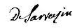 Signature de Gilbert de Sarrazin