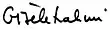 Signature de Gisèle Halimi