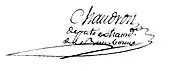 signature de Guillaume Chaudron-Rousseau