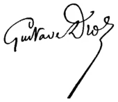 signature de Gustave Droz