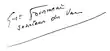 Signature de Gustave Fourment