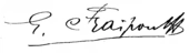 signature de Gustave Fraipont