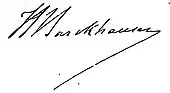 signature de Henri Barckhausen