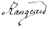 signature de Jacques Rangeard