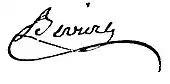 signature de Jean-Baptiste-Pierre Bevière