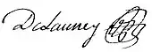 signature de Jean-Baptiste Delauney