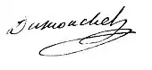 signature de Jean-Baptiste Dumouchel