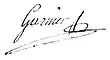 Signature de Jean-Baptiste Garnier