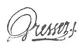 signature de Jean-Baptiste Gresset
