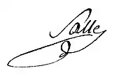 signature de Jean-Baptiste Salle
