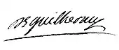 signature de Jean-François-César de Guilhermy