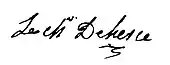 signature de Jean-François-Simon de Hercé