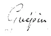 signature de Jean-François Guépin
