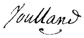 signature de Jean-Henri Voulland