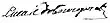 Signature de Jean-Joseph Lucas de Bourgerel