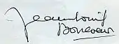 signature de Jean-Louis Boncœur