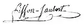 signature de Jean-Louis Fisson-Jaubert