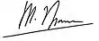 Signature de Jean-Marc Ayrault