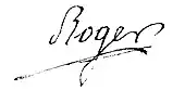 signature de Jean-Pierre Roger