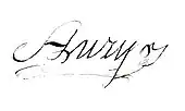 signature de Jean Aury